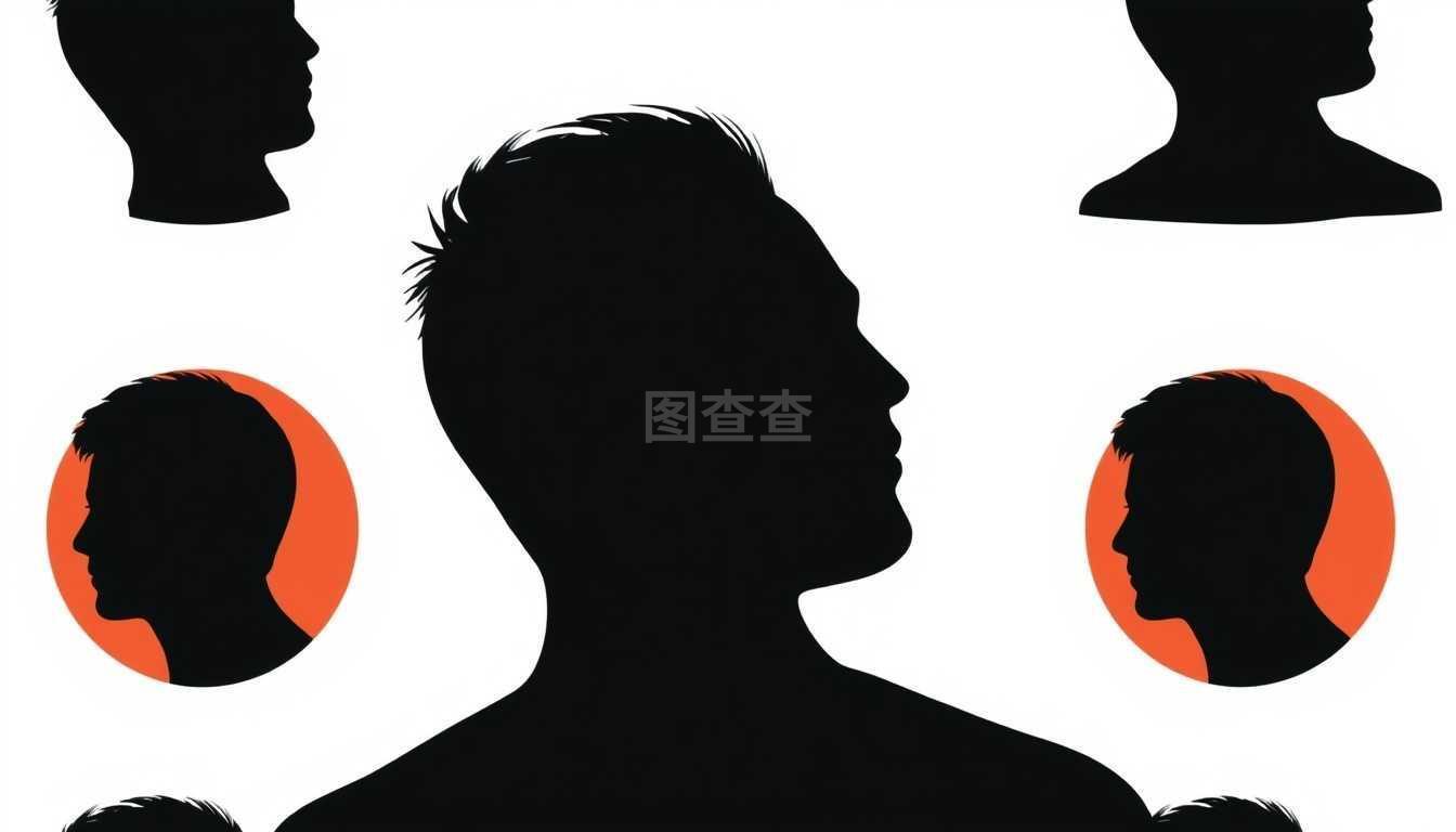 轮廓与无缝图案 平面设计中的网页图标艺术